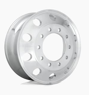 BAJA LITE 22.5X8.25 LIGHT POLISHED WHEEL BOLT PATTERN 10 X 11.25 LOAD RATING