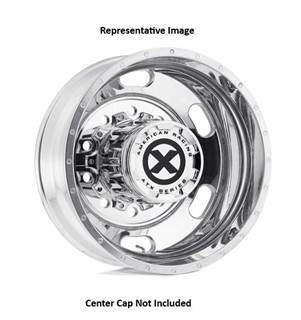 Indy Style- High Luster Polished Inside- Rear Outer- 24.5D X 8.25W- Bolt Pattern