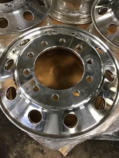 22.5X8.25DC 285 ALUMINUM ACCURIDE
 FINISH SP
 2 INCH HOLES
 ALL WHEELS ARE