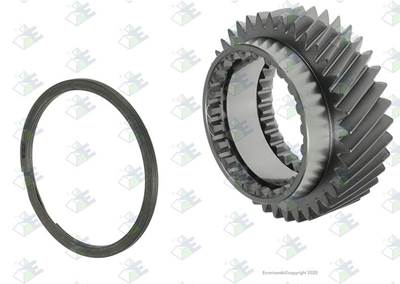 Euroricambi Splitter Gear Kit 38 Teeth with Snap Ring for Fuller RTLO14718/16718/18718