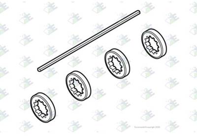 Euroricambi Key & Washer Repair Kit for Fuller RT11708LL/14708LL