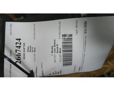 Fuller FO16E310CLAS Electronic Shift Control