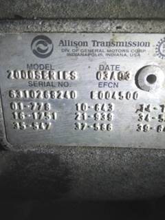 Allison 2000 Transmission