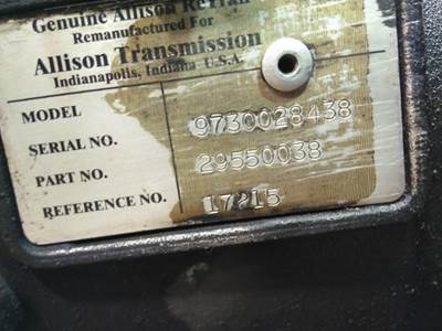 Allison 2000 Transmission