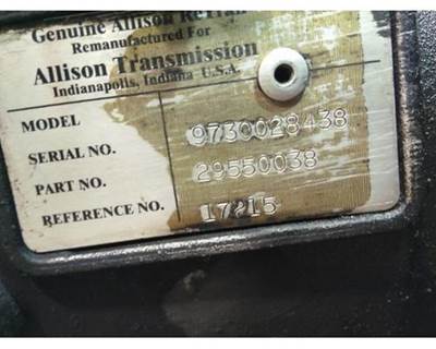 Allison 2000 Transmission