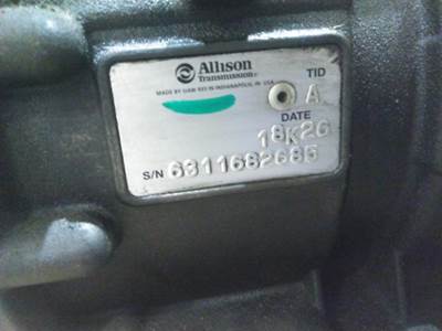 Allison 2100 HS Transmission for a Allison 2100HS GEN 4-5