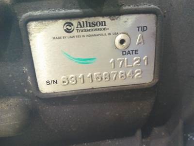 Allison 2200 HS Transmission for a Allison 2200HS GEN 4-5