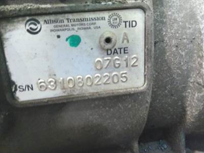 Allison 2500PTS Transmission for a Allison 2500PTS GEN 4-5