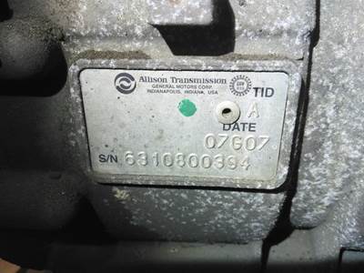 Allison 2500PTS Transmission for a Allison 2500PTS GEN 4-5