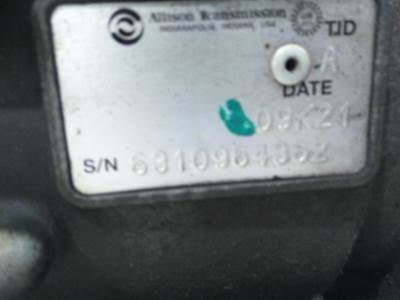 Allison 2500PTS Transmission for a Allison 2500PTS GEN 4-5