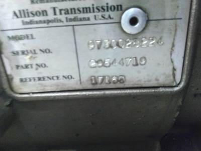 Allison 2500PTS Transmission for a Allison 2500PTS GEN 4-5