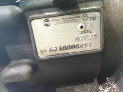 Allison 2500PTS Transmission for a Allison 2500PTS GEN 4-5