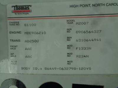 Allison 2500PTS Transmission