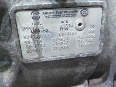 Allison 2500RDS Transmission