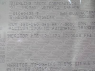 Allison 3000HS Transmission