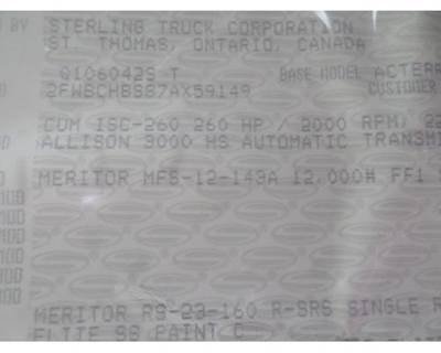 Allison 3000HS Transmission