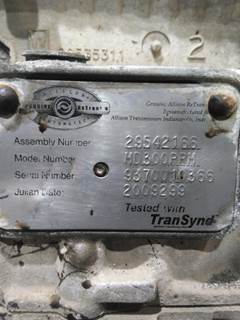 Allison 3000PRM Transmission