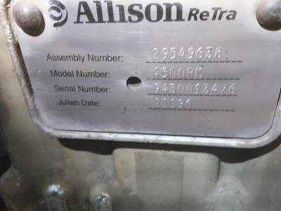 Allison 4500HS GEN 4-5 Transmission