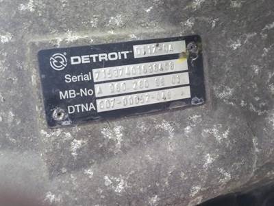 Detroit DT12-DA (1ST GEN DIRECT) Transmission