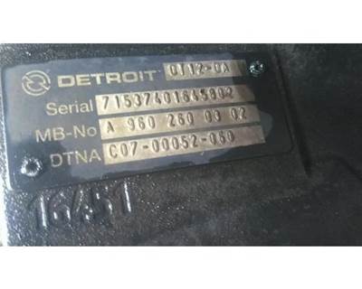 Detroit DT12-DA (1ST GEN DIRECT) Transmission