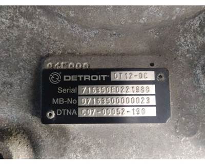 Detroit DT12-OC (4TH GEN OVERDRIVE) Transmission