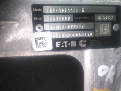 Eaton EHD18F112CN Transmission