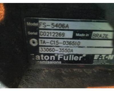 Fuller F6406N ASW Transmission