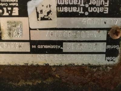 Fuller FAOM15810SEC3 Transmission