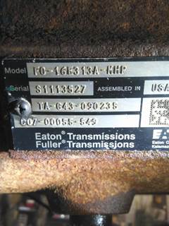Fuller FO16E313AMHP Transmission
