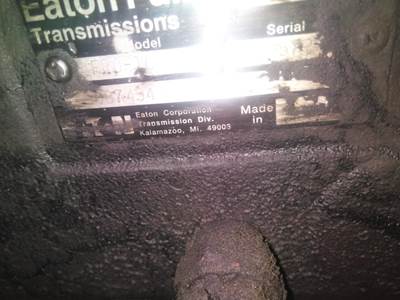 Fuller Transmission for a Fuller FRO16210C