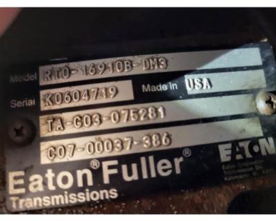 Fuller RTO16910B-DM3 Transmission for a Fuller RTO16910BDM3