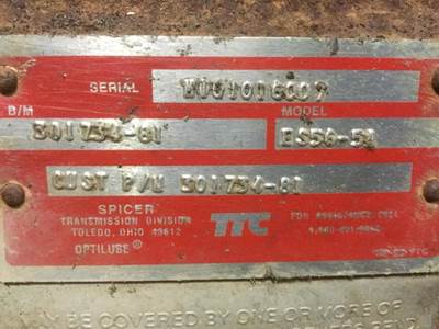 Spicer ES56-5A Transmission