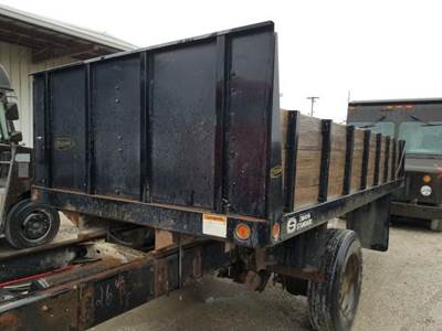 16' LONG,96" WIDE,24" WOOD SIDES,WITH STAKE POCKETS,SWING OPEN BACK DOORS