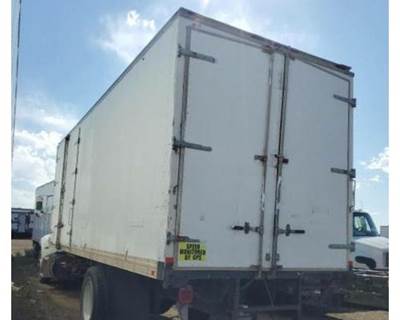 Used 25' Box Body 103" H, 3 Right Side Doors, 2 Left Side Doors, Roll-Up Rear Door