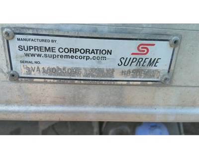 2018 Supreme Corp Box Van Truck Body Door Opening 88" W x 80" H