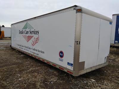 USED BOX VAN WITH SOME DAMAGE. GOOD BOX FOR STORAGE