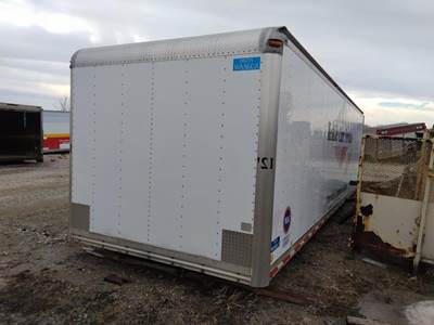 USED BOX VAN WITH SOME DAMAGE. GOOD BOX FOR STORAGE