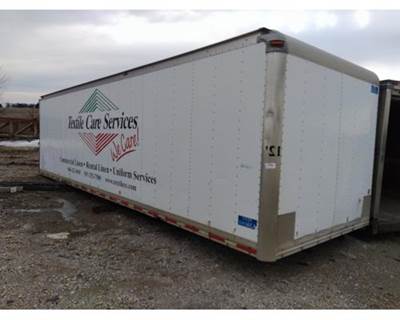 USED BOX VAN WITH SOME DAMAGE. GOOD BOX FOR STORAGE