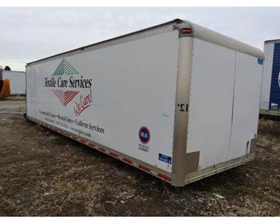 USED BOX VAN WITH SOME DAMAGE. GOOD BOX FOR STORAGE