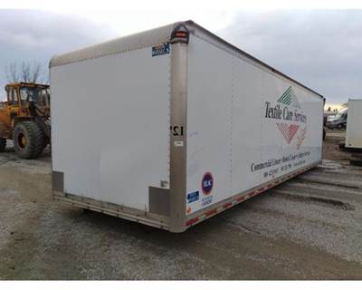 USED BOX VAN WITH SOME DAMAGE. GOOD FOR STORAGE BOX