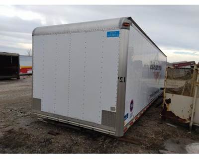 USED BOX VAN WITH SOME DAMAGE. GOOD BOX FOR STORAGE
