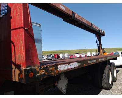 Leasby Conveyors 26.5' Steel Flatbed/Boom Hydraulic Conveyor Bed w/ Tank 3000 PSI