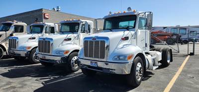 Peterbilt 337 Single Axle Day Cab Truck - Paccar 350HP, 6 Speed Allison Hs Automatic