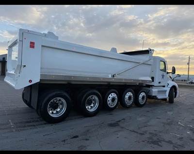 Peterbilt 579 Five Axle Dump Truck - Cummins 450HP, 6 Speed Endurant Automatic, 19' Dump