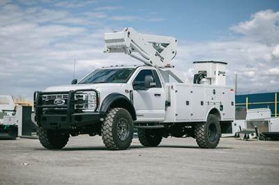 Ford F-550 XL Single Axle Forestry Bucket Truck - 6.7L POWER STROKE, 475HP, Automatic