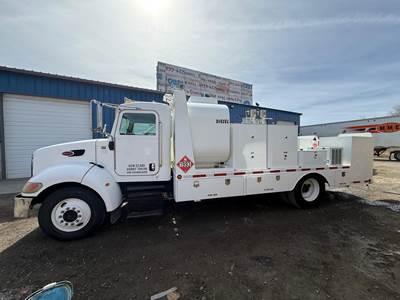 Peterbilt 335 Single Axle Fuel & Lube Truck - Cummins, 215HP, 6 Speed Automatic