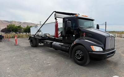 Kenworth T270 Single Axle Hooklift Truck - Paccar, 280HP, 6 Speed Allison Rds Automatic