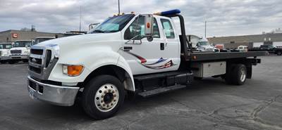 Ford F-650 XLT Single Axle Rollback Tow Truck - Cummins, 380HP, 5 Speed Automatic