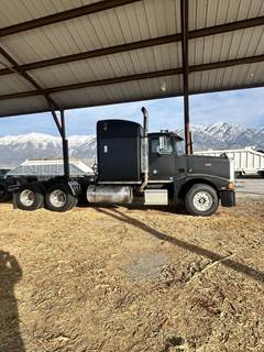 Peterbilt 377 Sleeper Semi Truck - Mid Roof Sleeper, Caterpillar, 13 Speed Manual