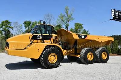 2010 Caterpillar 735 6x6 Articulated Rear Dump Truck